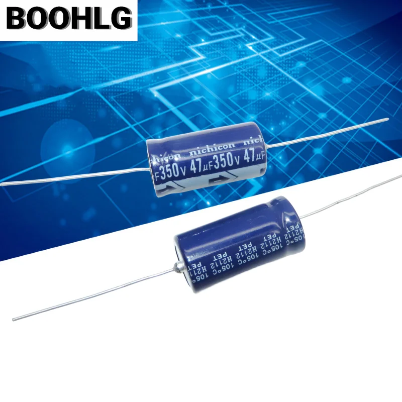 Horizontal Axial Polarized Electrolytic Capacitor 350V 47uf 16x31mm 2PCS