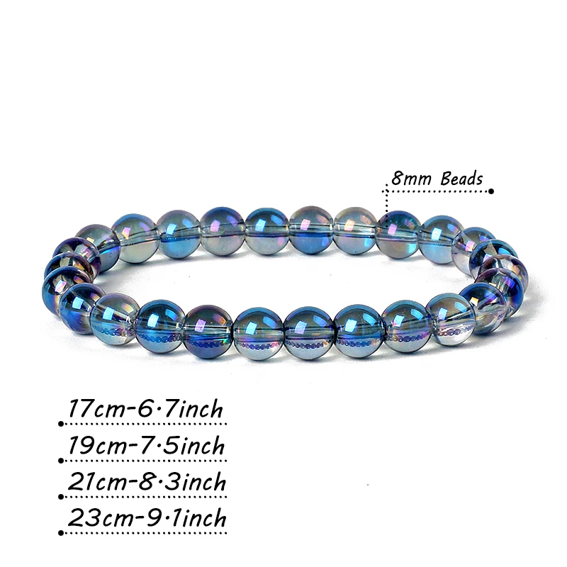 Natural Energy Flash Stone Labradorite Bracelets for Women Fashion Handmade Couple Bracelets Men Reiki Moonstone Jewelry Pulsera - Image 2