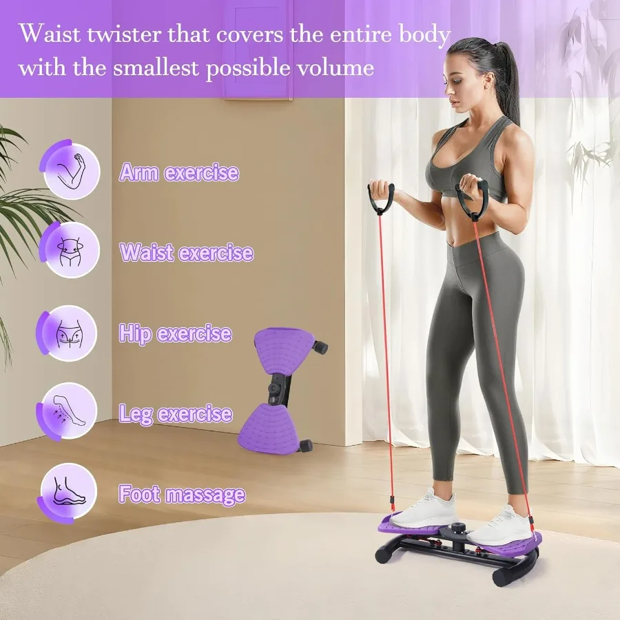 Waist Twister Machine Exercise With Digital Display To Track Time, Reps And Calories Burned, Waist twister machine With Balance