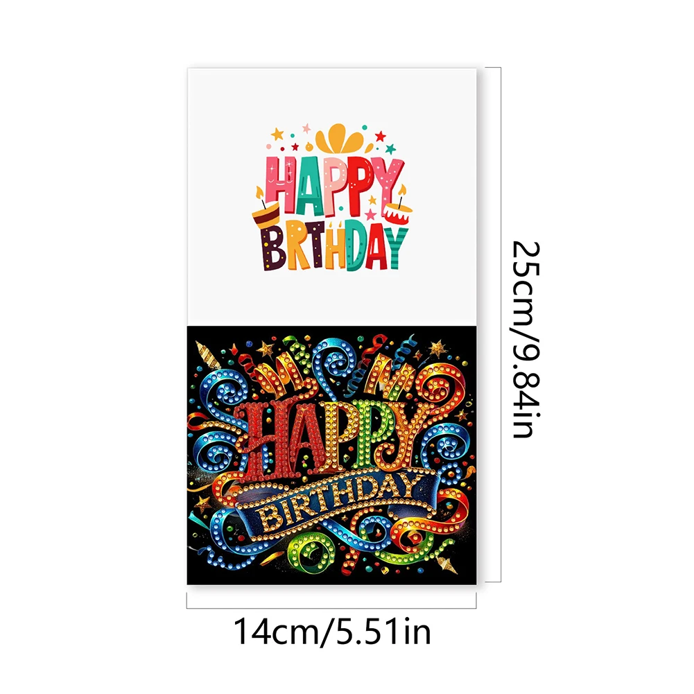 10pcs DIY Diamond Painting Greeting Card Set Diamond Art Greeting Cards Diamond Art Handmade Cards Congratulations Cards & Gifts