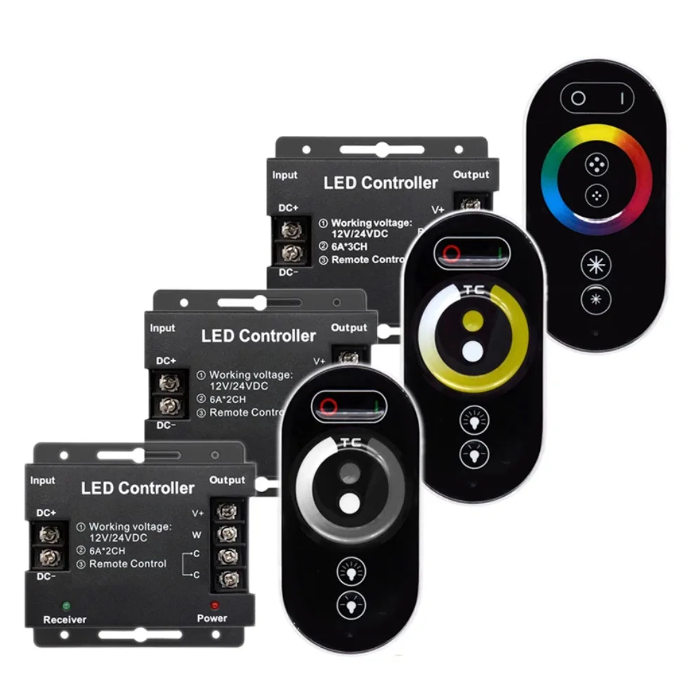 Controller Dimmer RGB Per Strisce LED 12V-24V - Telecomando RF, 18A, 28 Tasti - Foto 14
