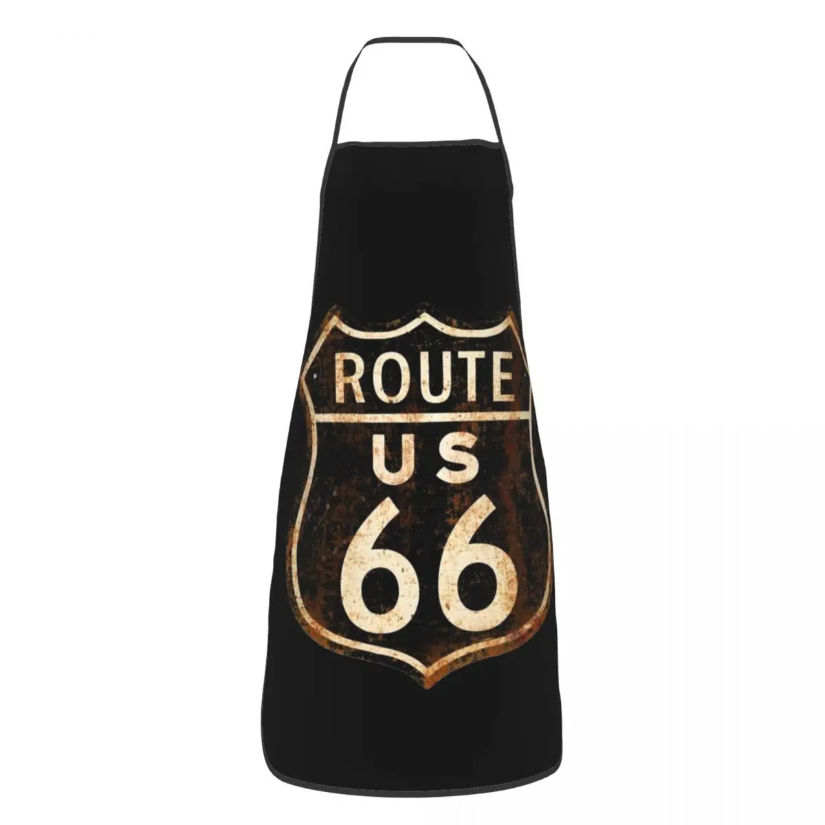 

Фартук US Route 66 для женщин и мужчин, унисекс нагрудник, Калифорнийский знак, кухонный фартук для готовки, кухня, шеф-повар, садоводство