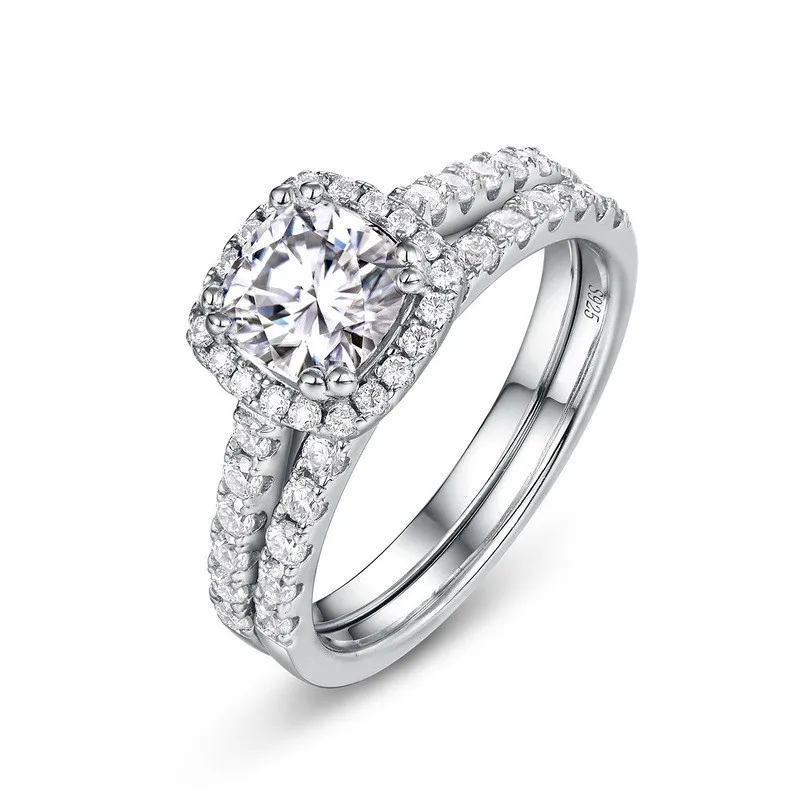 

RG009641 Lefei Fashion Trend Luxury Classic Fine Moissanite Design Creative Elegant Ring For Women 925 Silver Party Jewelry Gift