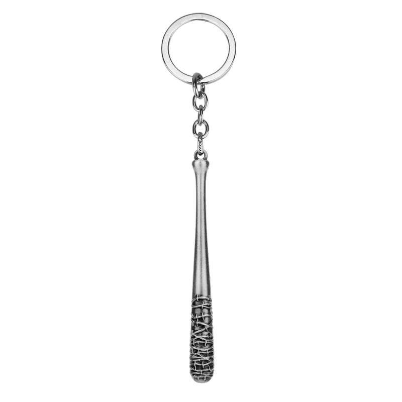 The Walking Dead Stick Keychain Negan's Bat LUCILLE Baseball Bat shape Key Chain For Men Car Keyring Jewelry