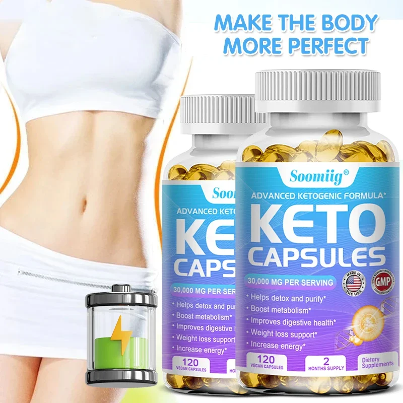 

Keto Capsules - Helps with Healthy Weight, Digestive Health, Detoxification, Metabolism and Weight Loss