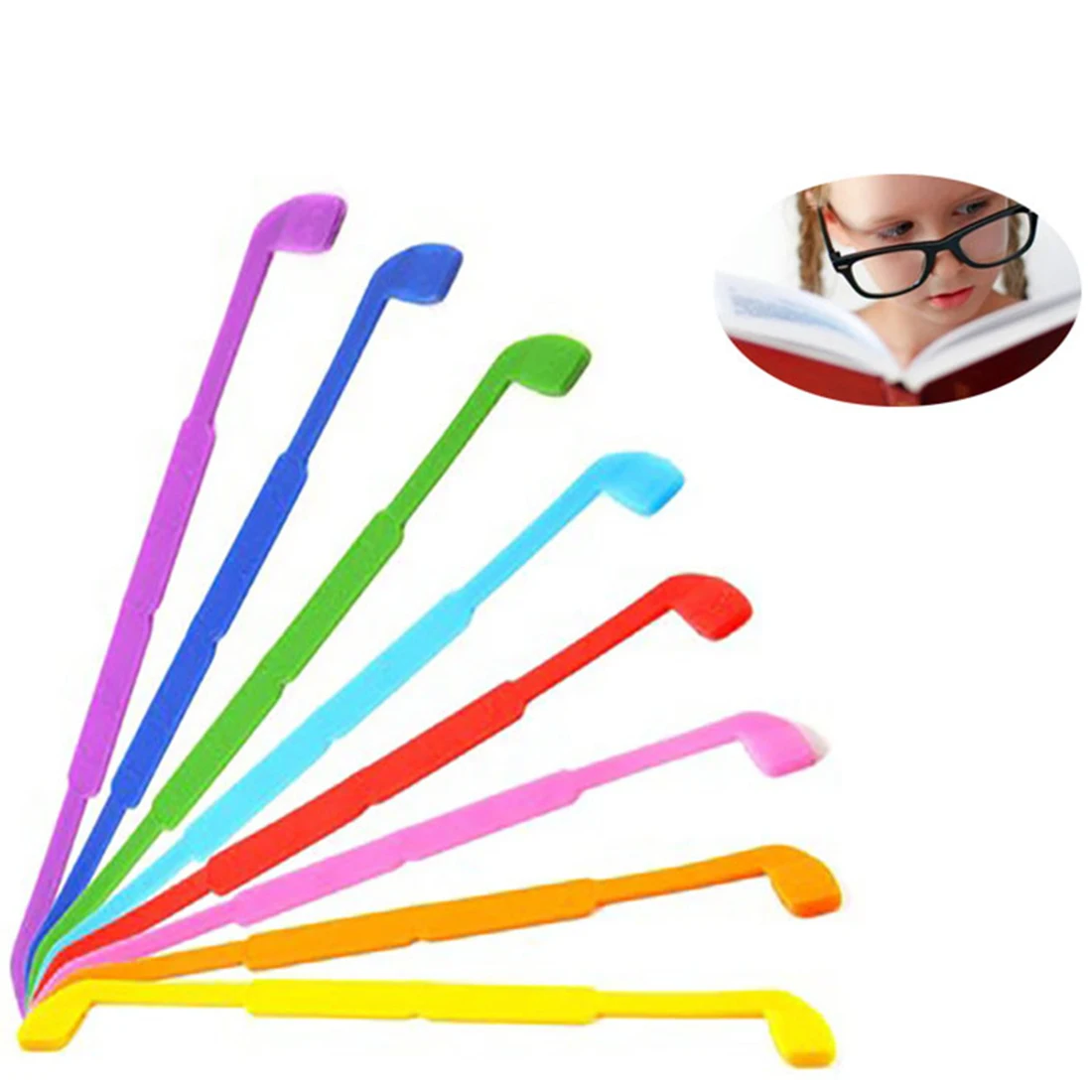 

1 PC Adjustable Neck Strap Lanyard For Elastic Sports Glasses Multicolor Cord Lanyard Sunglasses Holding Bracket