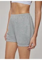 Women's Yoga Shorts Pure Color Cotton Loose Breathable Sports Shorts Anti-See-Through Elastic Fitness Shorts Summer Purple - Image 3