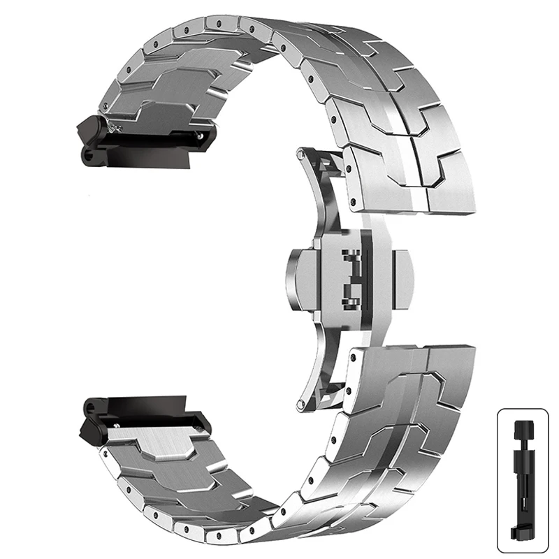 Luxucy Stainless Steel Watch Strap - Premium Metal Band Accessory