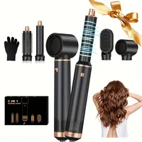 5 in 1 Blow Dryer Brush Hair Dryer Brush Detachable Hot Air Brush Curling Brush Iron Air Curling Wrap Styler Hair Styling Tools