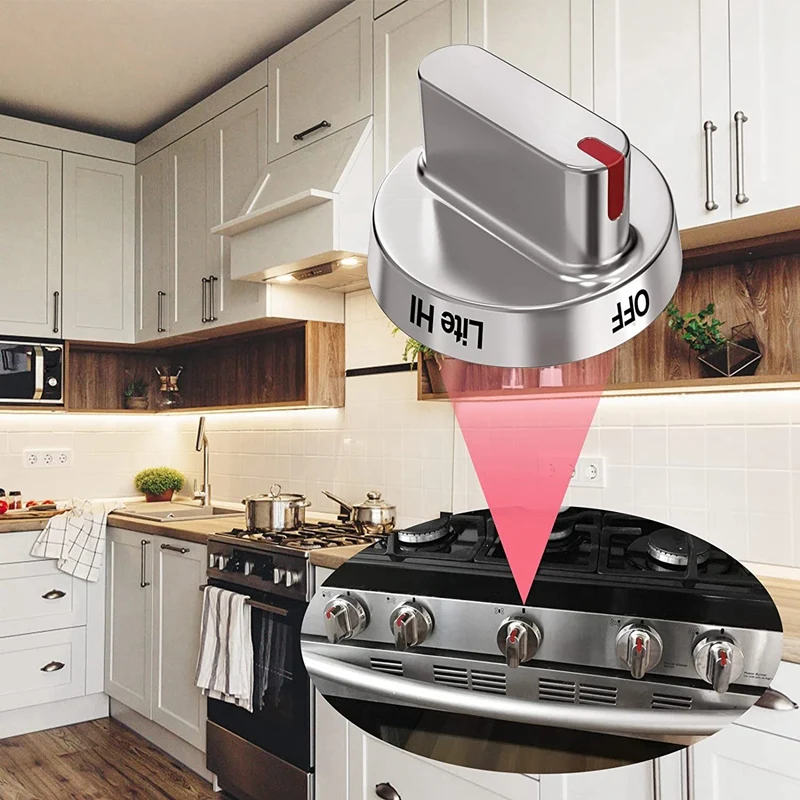Lèvent de cuisinière DG64-00472A compatibles avec la cuisinière à gaz Samsung, remplace DG64-00347A,AP5949480,PS10058981,(lot de 5)