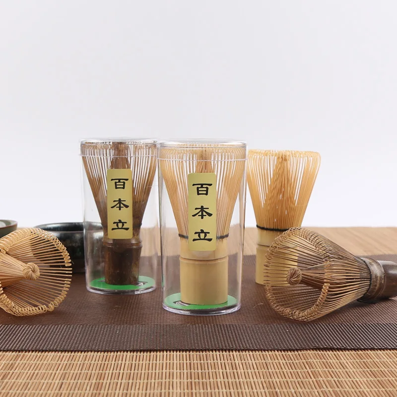 Matcha Green Tea Powder Whisk Teaware Japanese Ceremony Bamboo Chasen Tea Tool Brush 100 Kitchen Accessories tea whisk