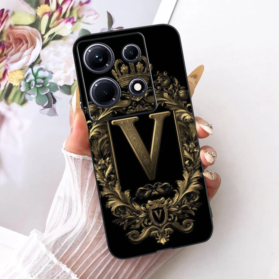 Cool Crown Letters Soft TPU Phone Case Cover