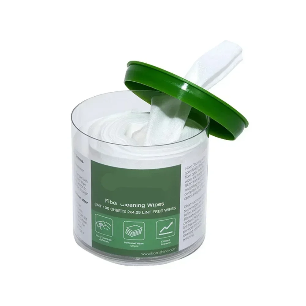Optical Fiber Cleaning Wipes - Lint-Free Dust Removal Papers (600 PCS/Box)