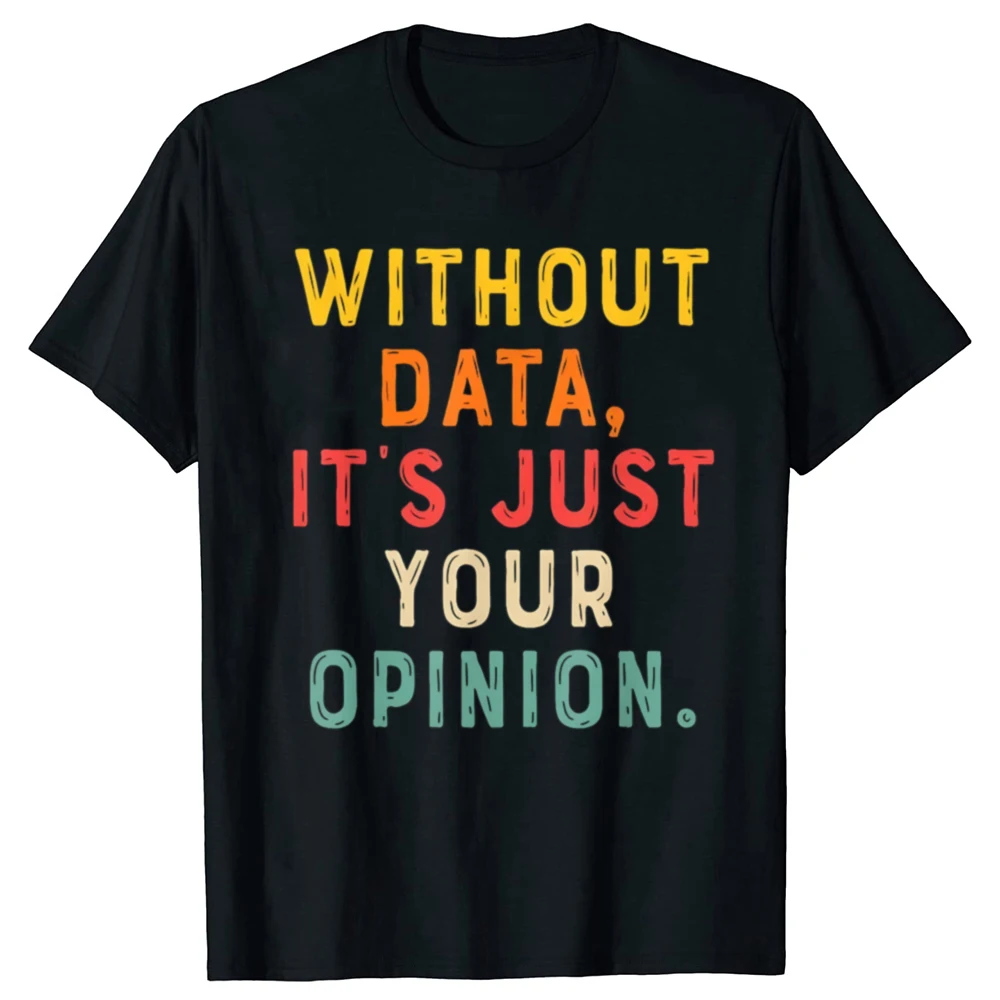 Datenanalyst, statistisch, Statistiker, lustiges Ingenieur-Nerd-T-Shirt, Vintage-Stil, gewaschen, Streetwear, atmungsaktiv, leicht bequem