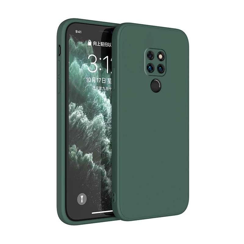 Luxury Matte Square Silicone Phone Case - Classic Design for Xiaomi Redmi Note Series