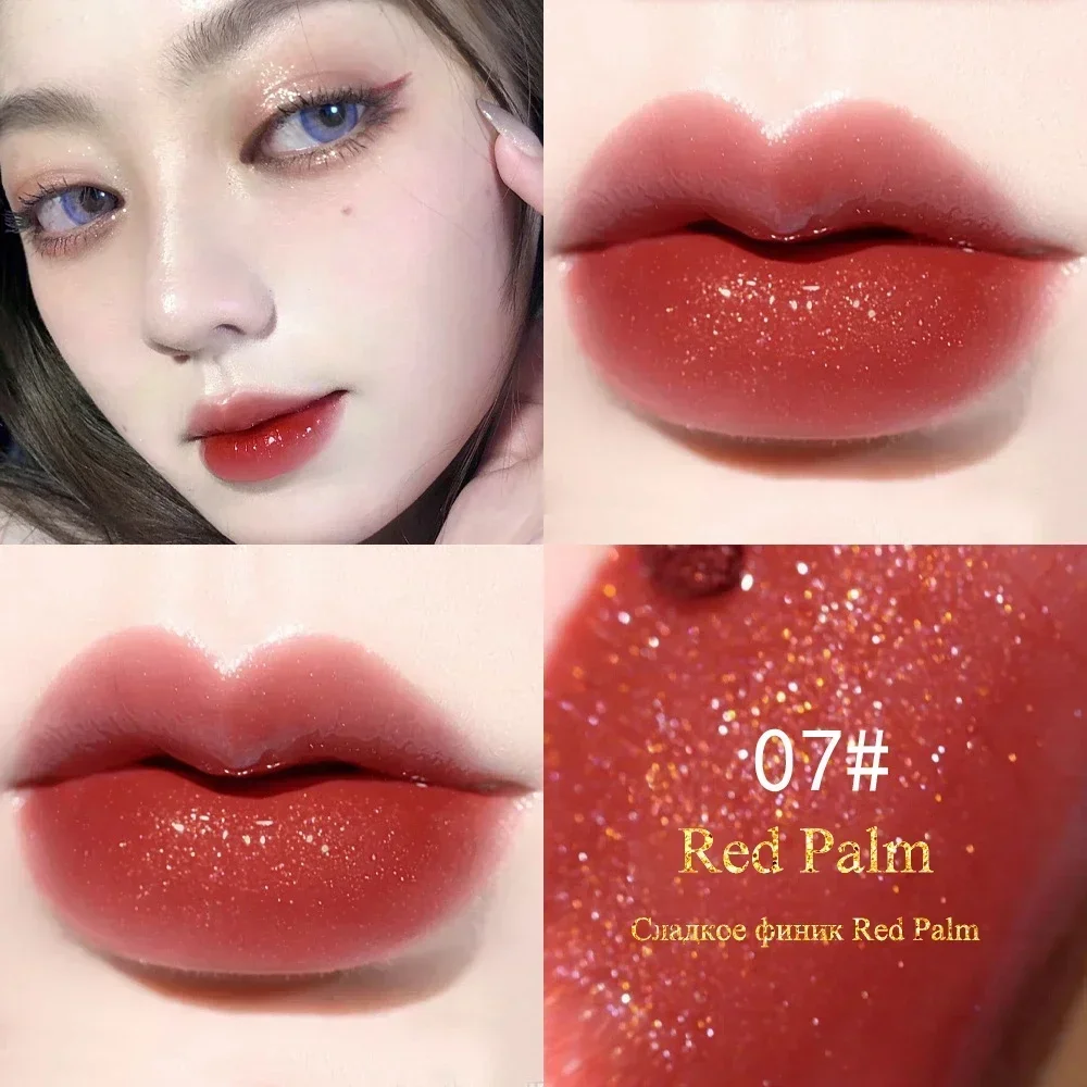 Mini 10 Colors Liquid Lip Gloss Waterproof Non-stick Lasting Velvet Matte Lipstick Lip Gloss Cosmetic lip gloss lip makeup lip glaze