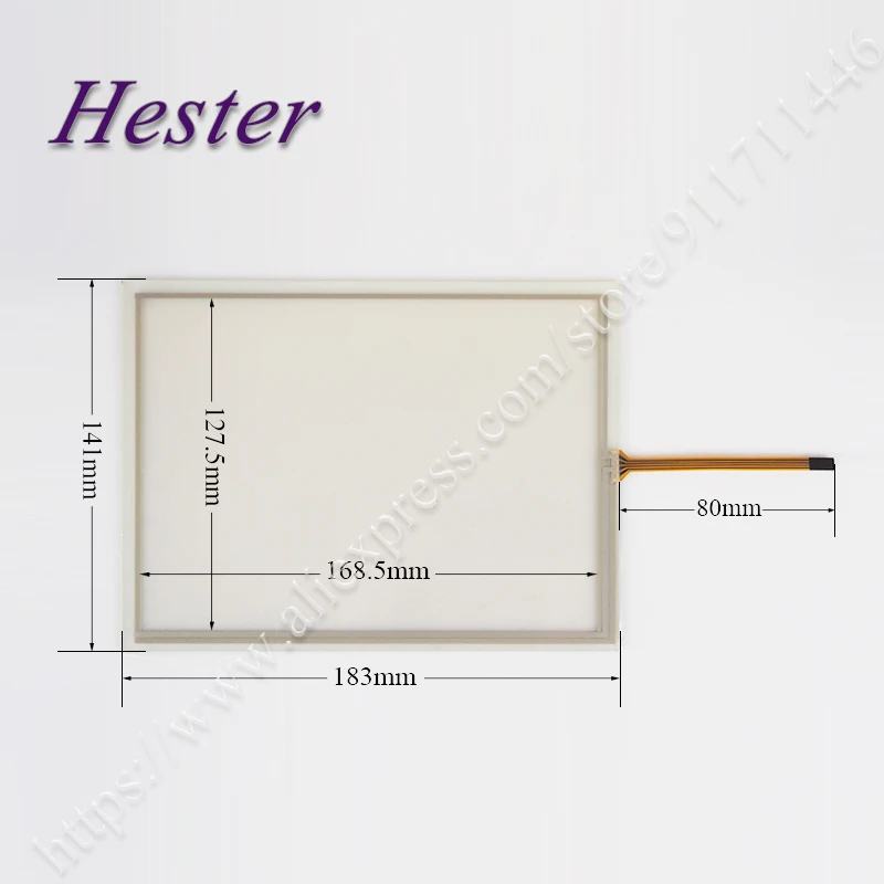 1301-500 DTTI Touch Panel Glass Digitizer Touchscreen