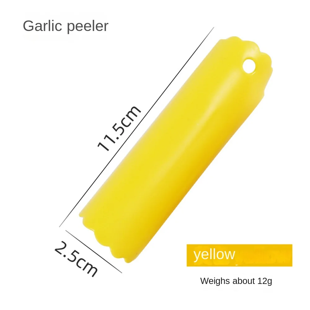 yellow garlic peeler