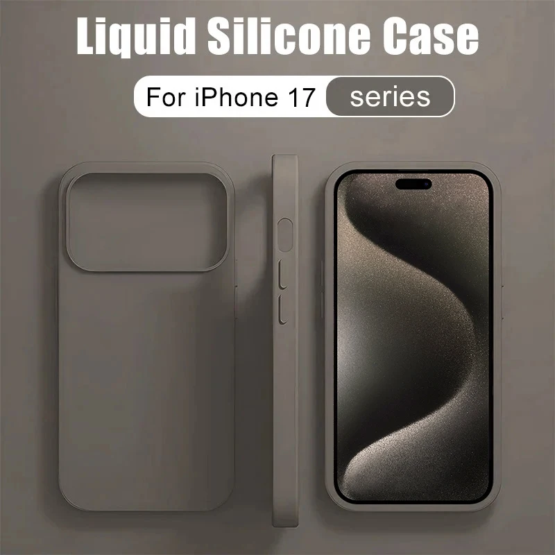 Premium Liquid Silicone Luxury Phone Case - Protective Back Bumper Cover