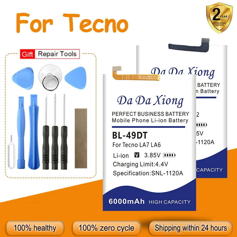 

Новая аккумуляторная батарея для Tecno Spark Camon Itel Spark POP Pova Neo 2 5 7 10 W5 J8 LA6 LB6 19 K7 15 KA7 K9 1701 Lb8a Lite Plus Pro