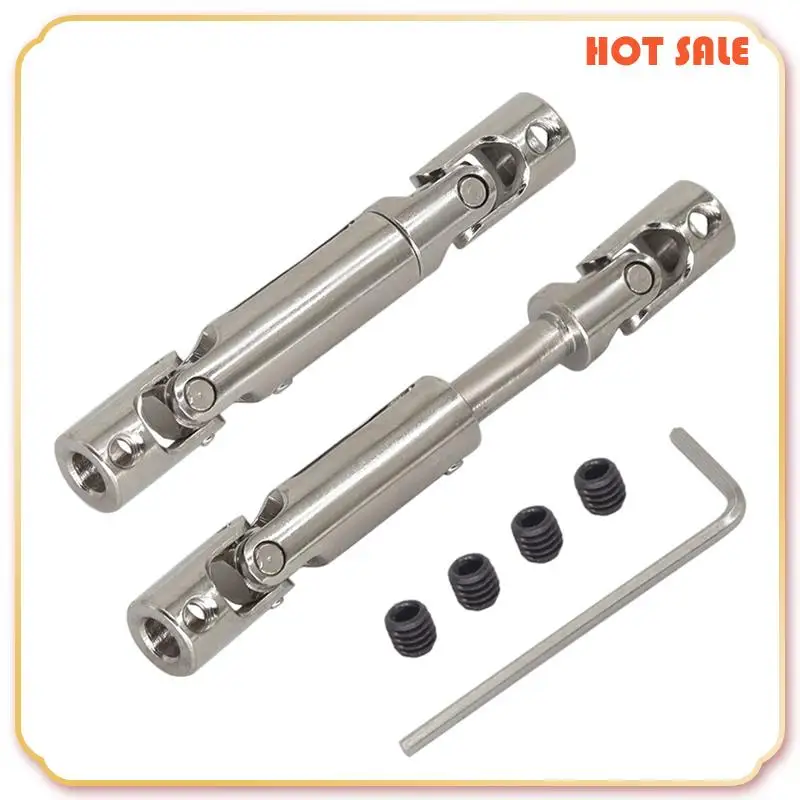 Kit d'arbre de transmission avant et arrière pour voiture RC 1/12 MN98 MN99S présenté avec visserie