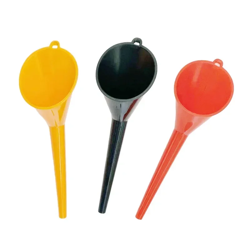 Auto Splash-proof Plastic Funnel Refueling Tool Long Trunk Motorcycle Refueling Tool Auto Parts Oil Funnel Oil Filling Equipment