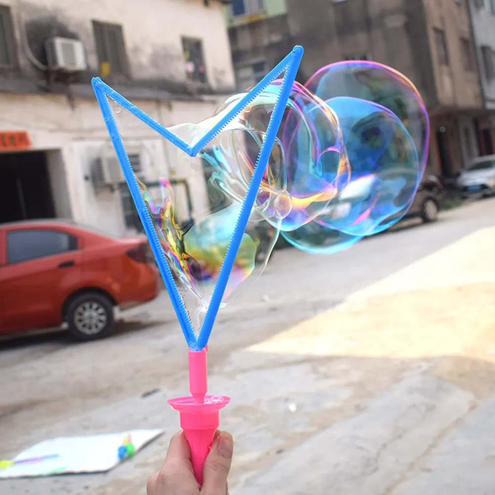 알록달록한 스타일의 버블 완드, 어린이용 버블 스틱, 안전하고 무독성 플라스틱, 여름 해변 추수감사절 크리스마스 파티 실내용