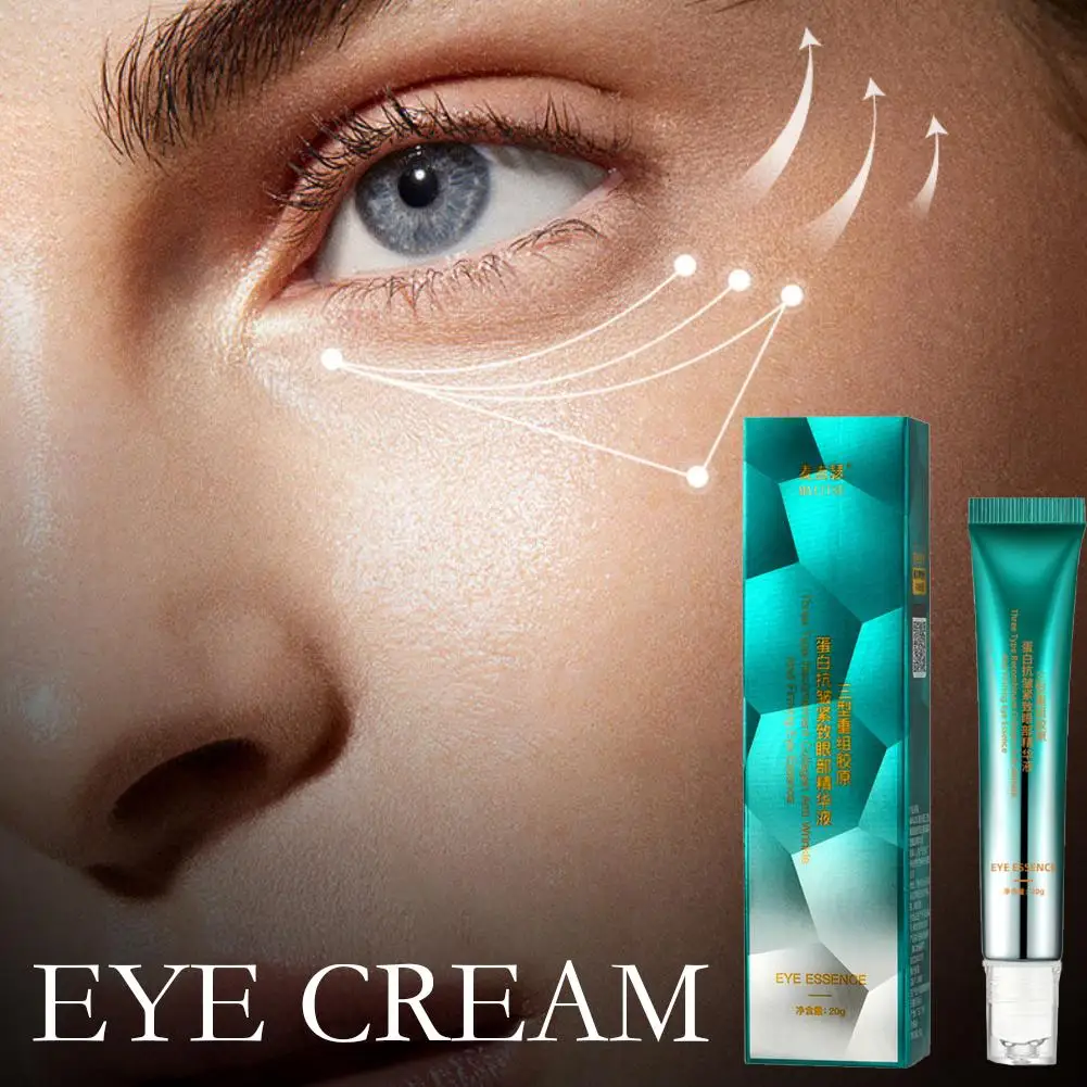 

Anti-wrinkle Eye Cream Remove Eye Bags Puffiness Fade Magical Circles Fine Lines Anti-aging Serum Firm Care Eye 20g Dark An L7l6