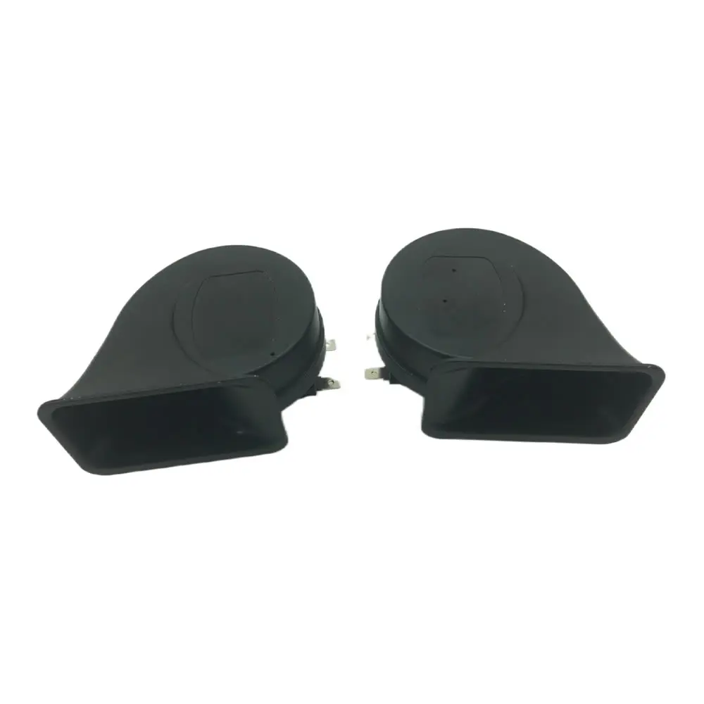 12V Waterproof Snail Horn 110-125db High/Low Tone Universal Fit for Car Truck Motorcycle