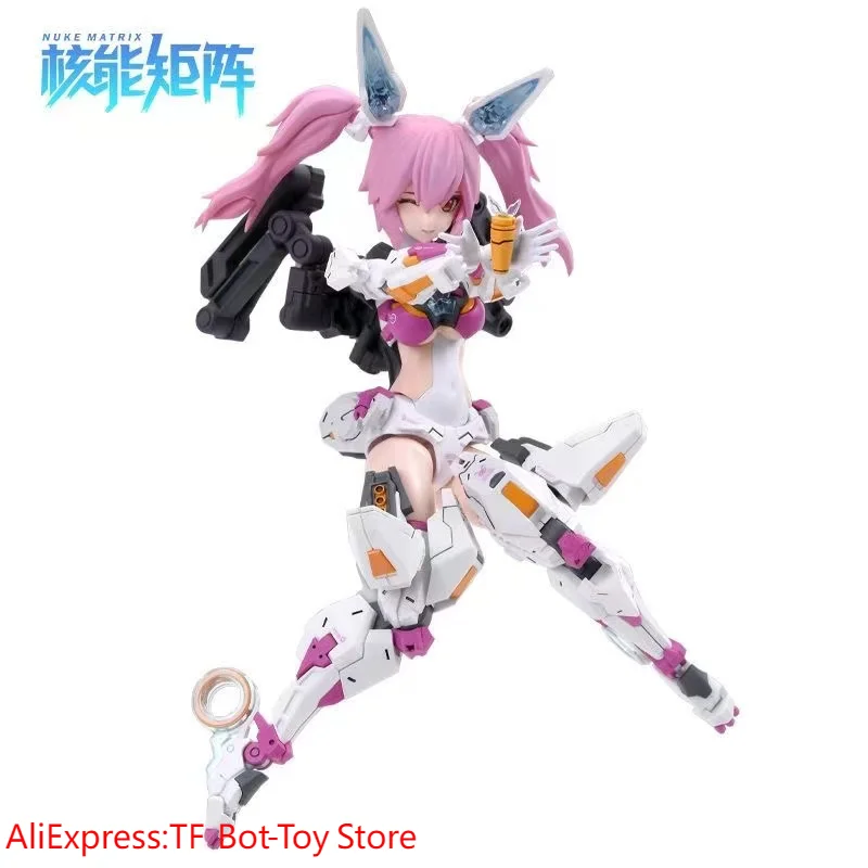 

【In Stock】Nuke Matrix Mecha Musume 1/12 CF-02 Rabbit Cyber Forest Fantasy Girls Action Figure Assemble Model Toys