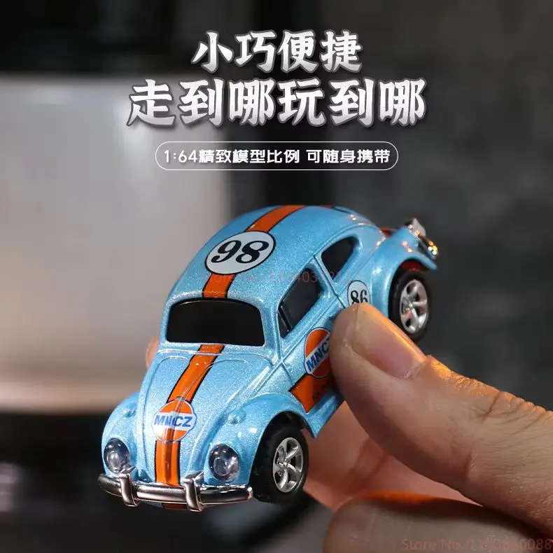 Wireless Mini Beetle Alloy Remote Control Car Mobile Phone Remote Control Model Car Toy 2025