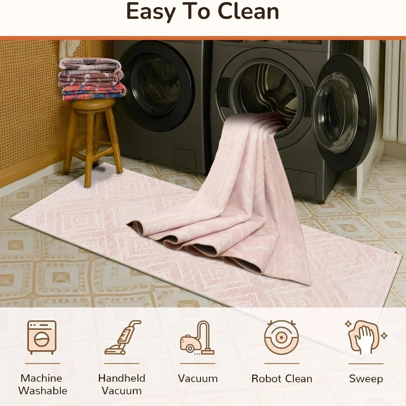 Bohemian Retro Living Room Carpet Simple Art Bedroom Plush Rug Machine Washable Folding Sofa Coffee Table Mats 러그 Ковер Alfombra