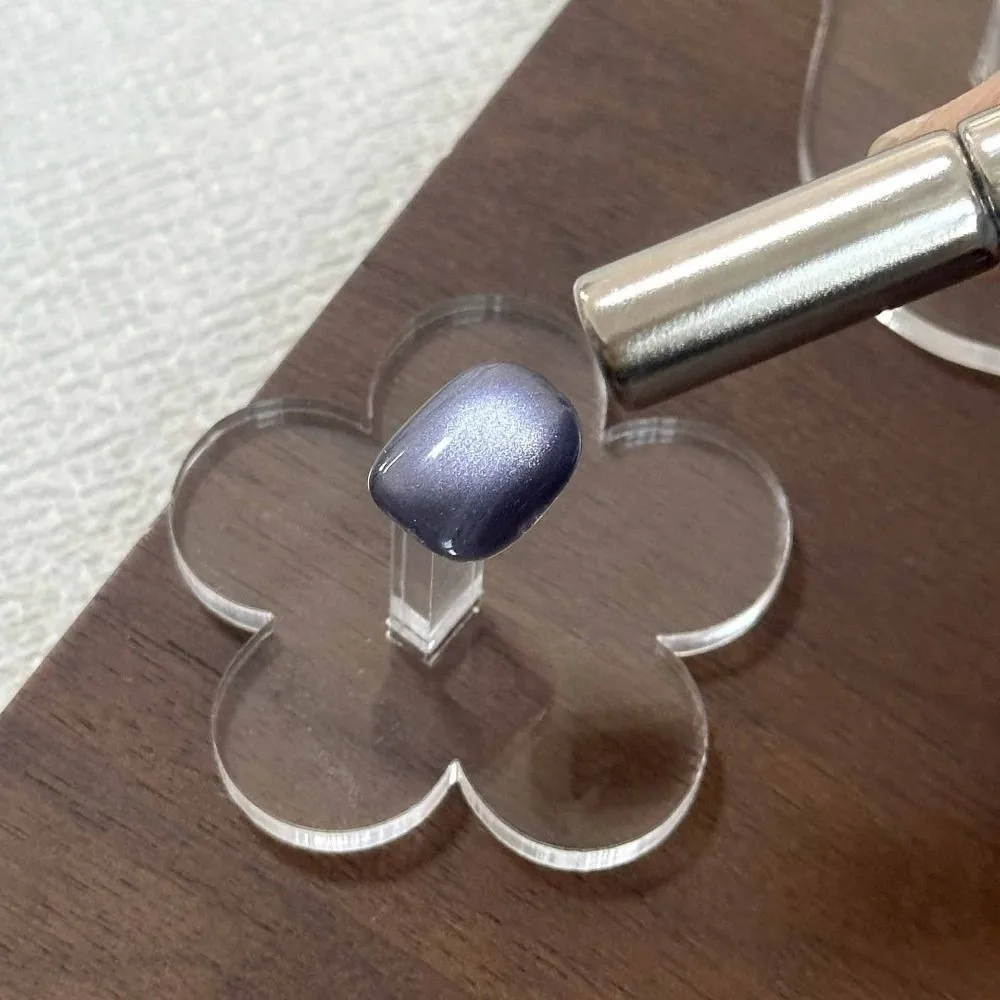 연습 아크릴 아크릴 네일 홀더 투명 하트 모양 네일 아트 디스플레이 스탠드 아크릴베이스 트레이닝 사용