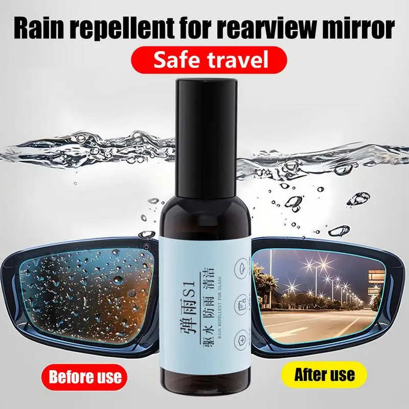 50ml Rainproof Anti-fog Agent For Car Glass Anti Rain Anti-Fog Coating Windshield Cleaner Inside Long Lasting For Glasses