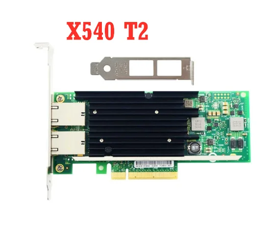 

High Performance NIC X540-T2 with X540 Chipset 10Gbs, RJ45 Dualport PCI-Ex8 Server Desktop Network Card
