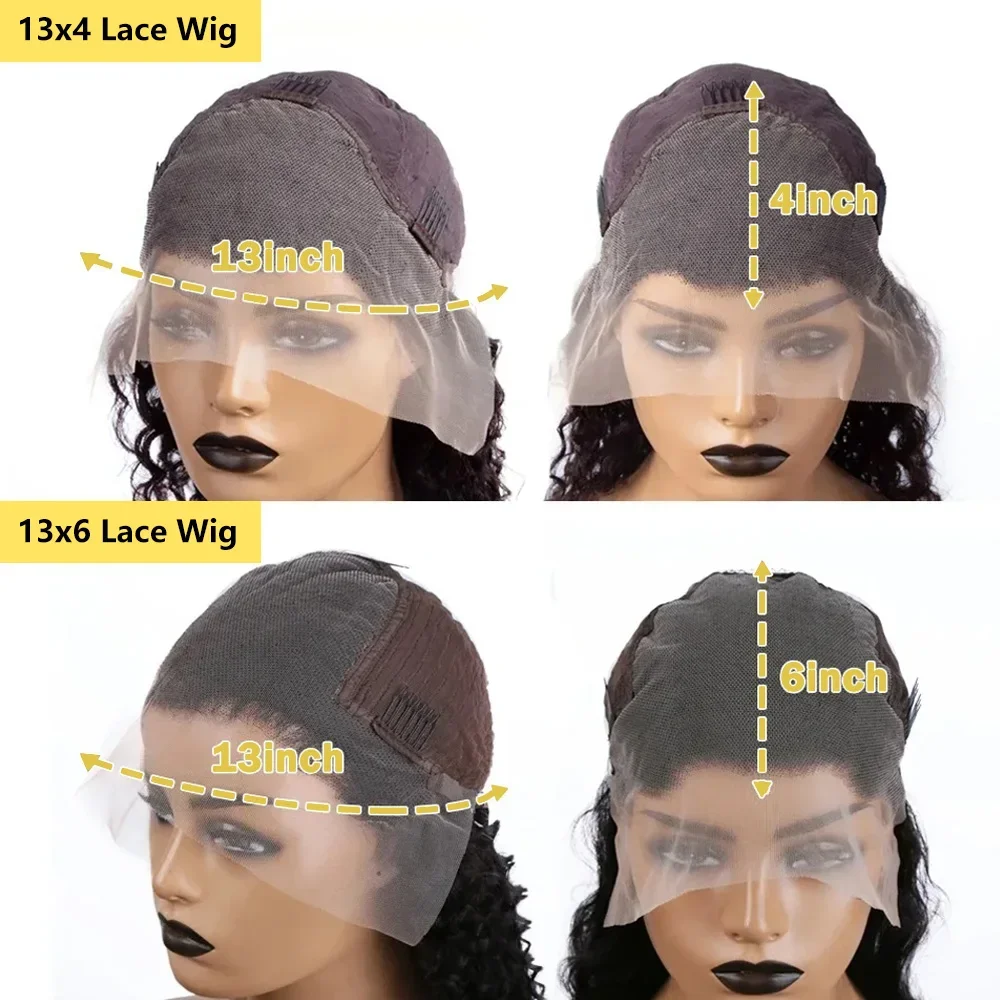 Brazilian Short Bob 13x6 HD Transparent Lace Front Body Wave 13x4 Lace Frontal Human Hair Wavys Closure Wig For Women