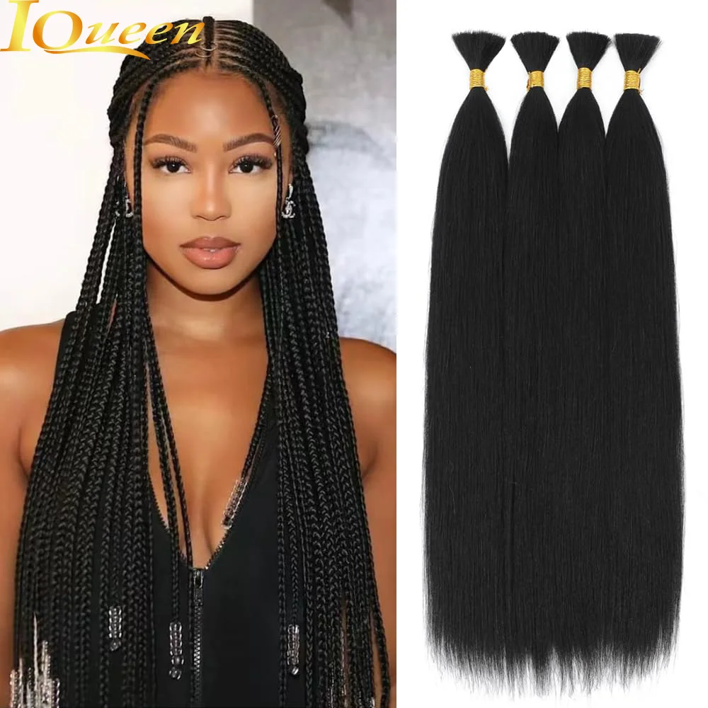 Human Hair Bulk for Braiding Straight Brazilian Virgin Human Hair Bulk no Weft for Braids Straight Natural 100g