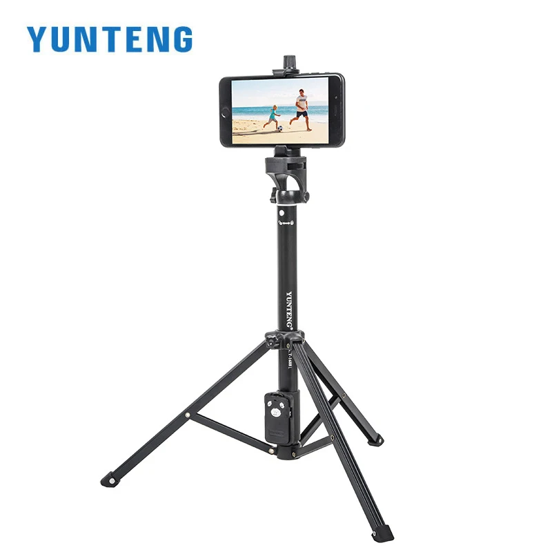YUNTENG L Mobile Phone Selfie Stick Tripod Heighten Hand-held Selfie Stick Bluetooth Remote Control Video Shooting Bracket