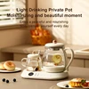 2024 Good New 1/0.25L Multi functional High Boron Heat Water Coffee Tea Timed Pot Electric Kettle Double Pot Home Office Gift 5