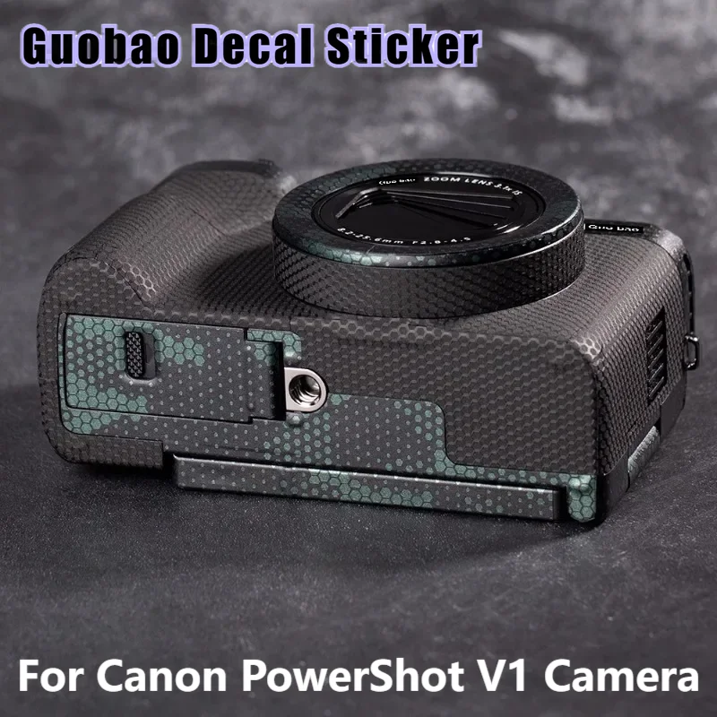 GIOPUEY [4 Pezzi Vetro Temperato Compatibile con Canon PowerShot V1, Vetro ad Alta Trasmittanza, Resistente ai Graffi, Cover Compatibile, Pellicola Prottetiva