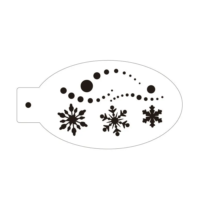 Neue Schablonen für die Gesichtsbemalung, professionelle Körperkunst, Delphin, Hirsch, Schmetterling, Kunststoff-Make-up-Werkzeuge – Detail 9
