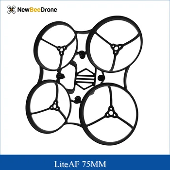 NewBeeDrone Cockroach 75mm Brushless Frame LiteAF Racing Frame per Droni FPV da Corsa Bianco Nero Rosso