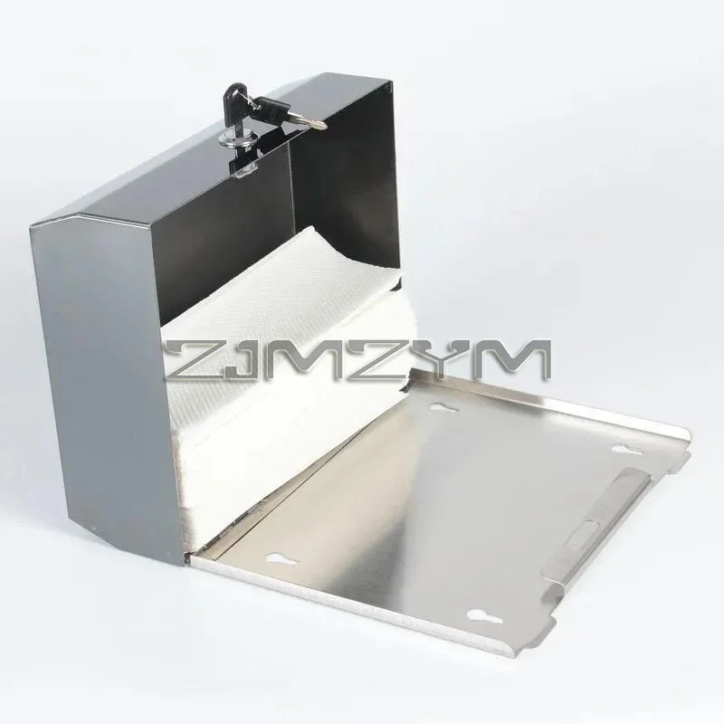 Wall Mounted Tissue Dispenser Stainless Steel Bathroom Hand Towel Box Large Capacity Kitchen Paper Case Easy Installation Holder paper towel holder tissue holder