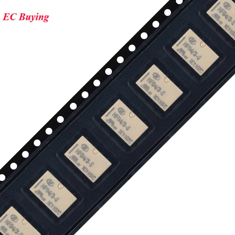 5Pcs/1pc HFD4 HFD4-S Signal Relais HFD4-3 3VDC HFD4-5 5VDC HFD4-12 12VDC HFD4-24 24VDC DC 3V 5V 12V 24V 8Pin 1A Relais Rele – Detail 13