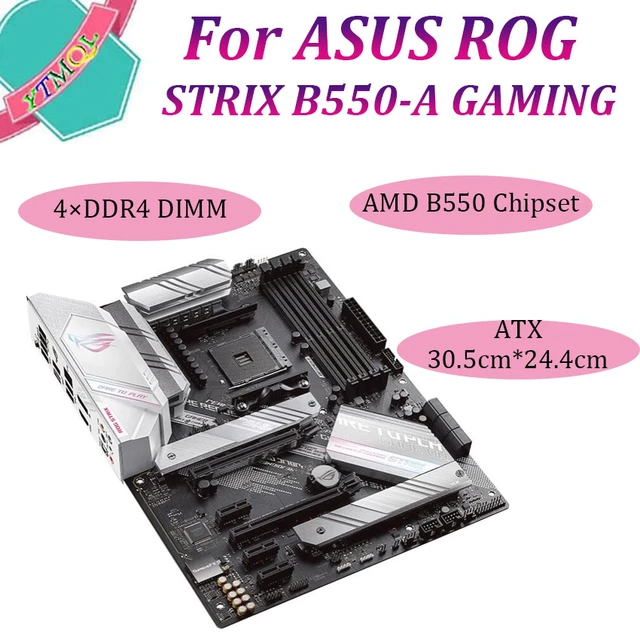 ASUS ROG STRIX B550-A GAMING AM4 ATX AMD Motherboard 