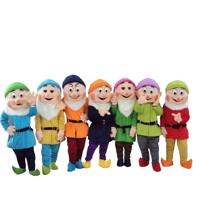 [Disney] Cosplay princess Snow White and 7 Dwarfs Mascot Cartoon character costume Advertising Costume Party animal carnival 4