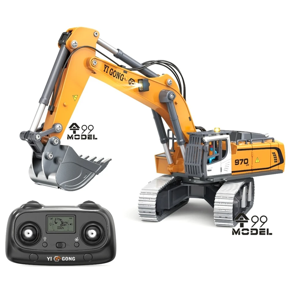 970 RC Mini Excavator 1/50 Scale Electric Excavator