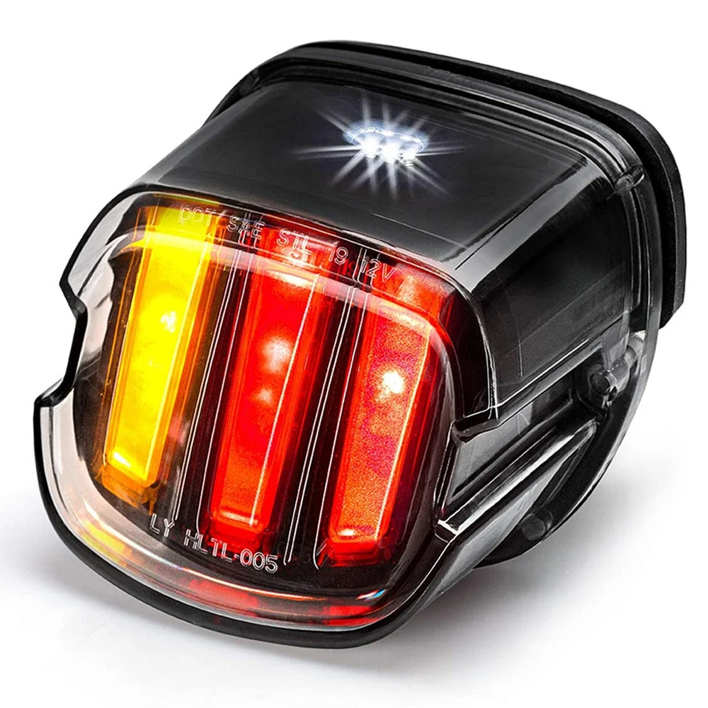 Luce Targa Freno Eagle Claw | LED Nero | Per Motociclo | Con Indicatore Direzione
