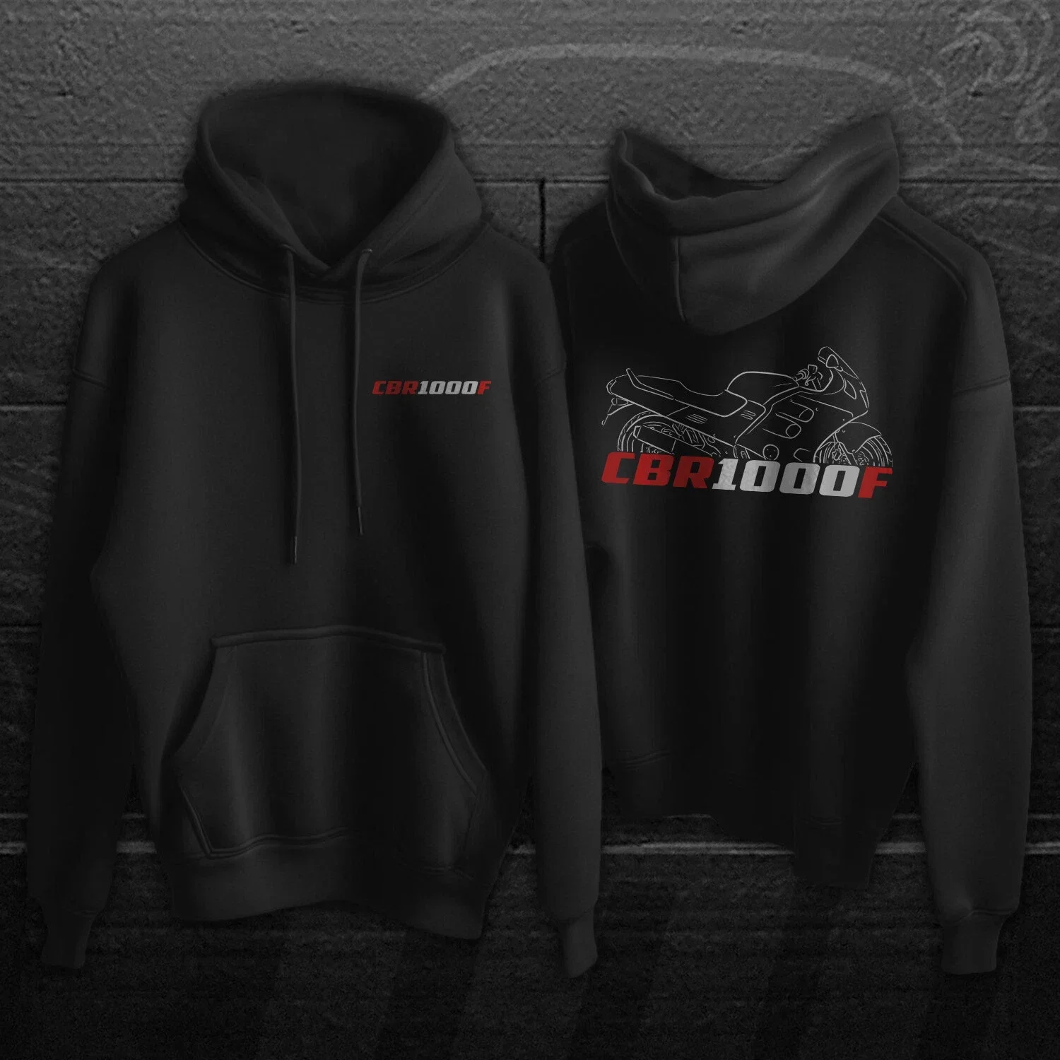 Honda CBR Motorcycle Rider Hooded Sweatshirt