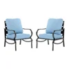 Deluxe Patio Furniture Set with Metal Frame Thick Cushions and Elegant Design Outdoor Use 1
